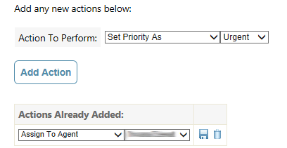 Screenshot of EvantoDesk  dispatch rules functionality step 2